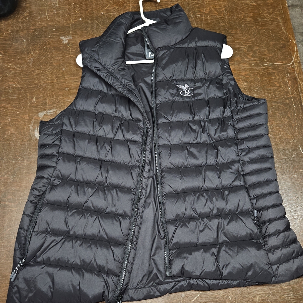 Pulse Black Puffer Vest Size XLarge Like New